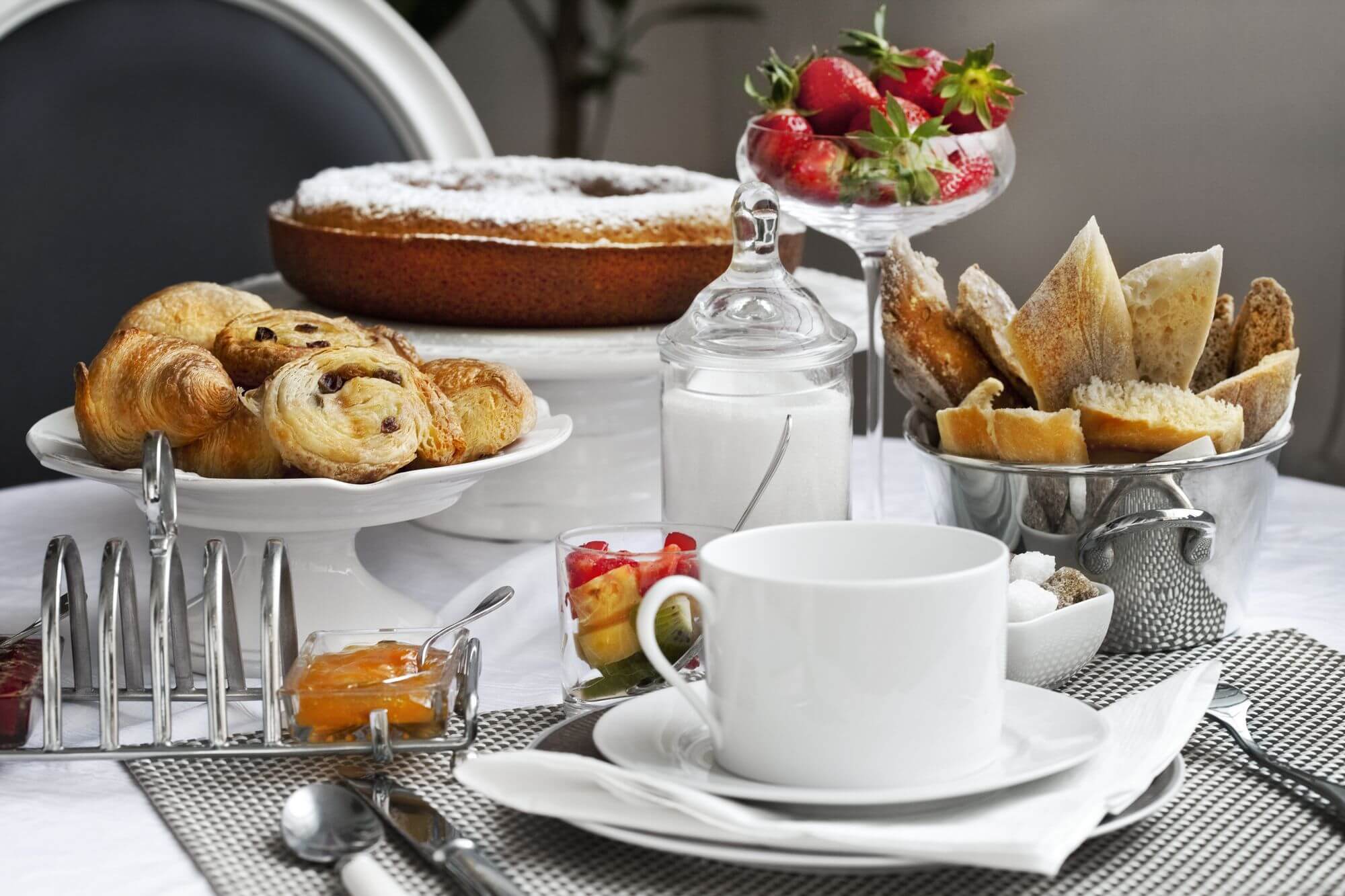 Petit déjeuner à la Templerie - Chambres d'hôtes à la Flèche